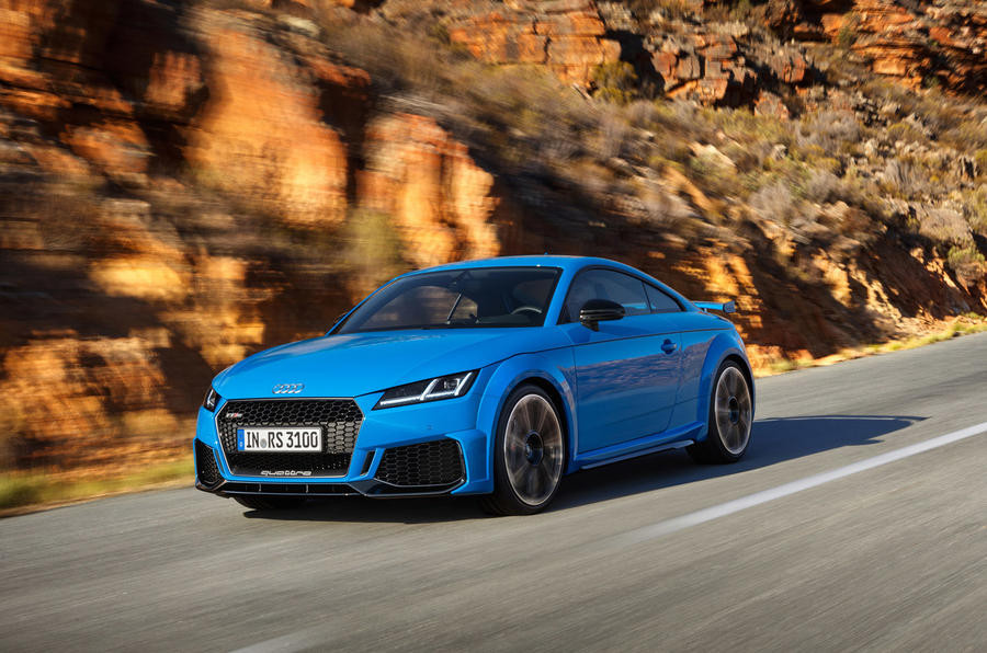 Audi TT RS 2019 facelift - official press images - hero front