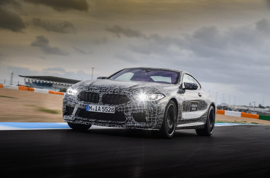 2019 BMW M8 prototype ride - hero front