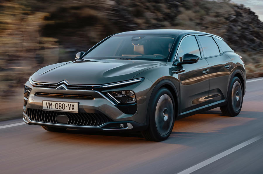 99 Citroen C5X official reveal images tracking front