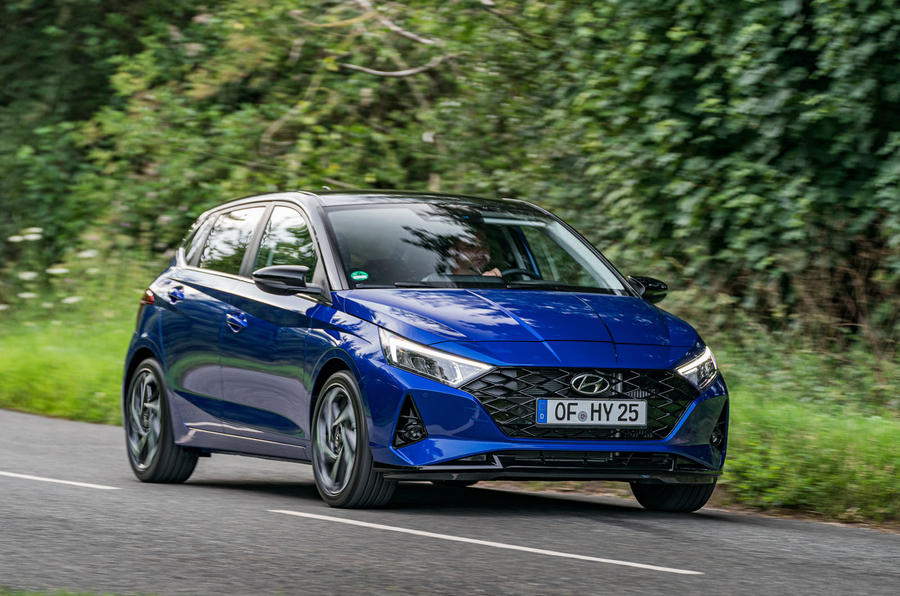 Hyundai i20 2020 prototype drive - hero front