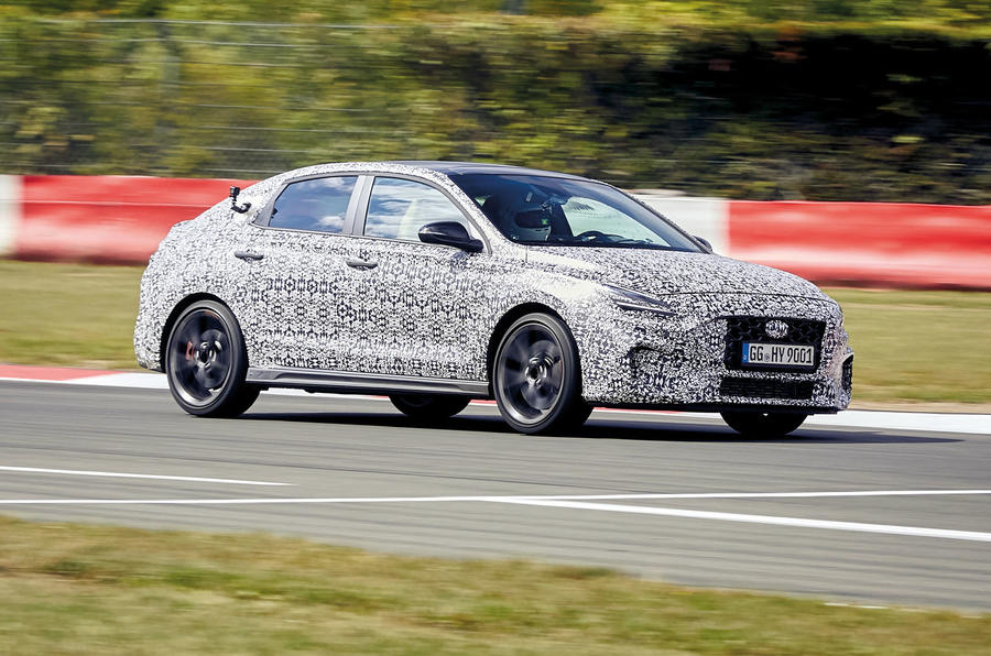 2021 Hyundai i30 Fastback N prototype drive - hero front