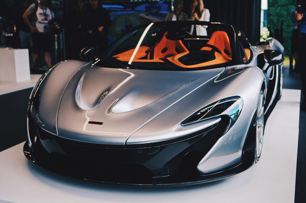 99 mclaren p1 spider lanzante front quarter goodwood