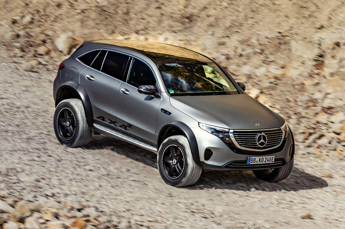 Mercedes-Benz EQC 4X4² concept revealed - hero front