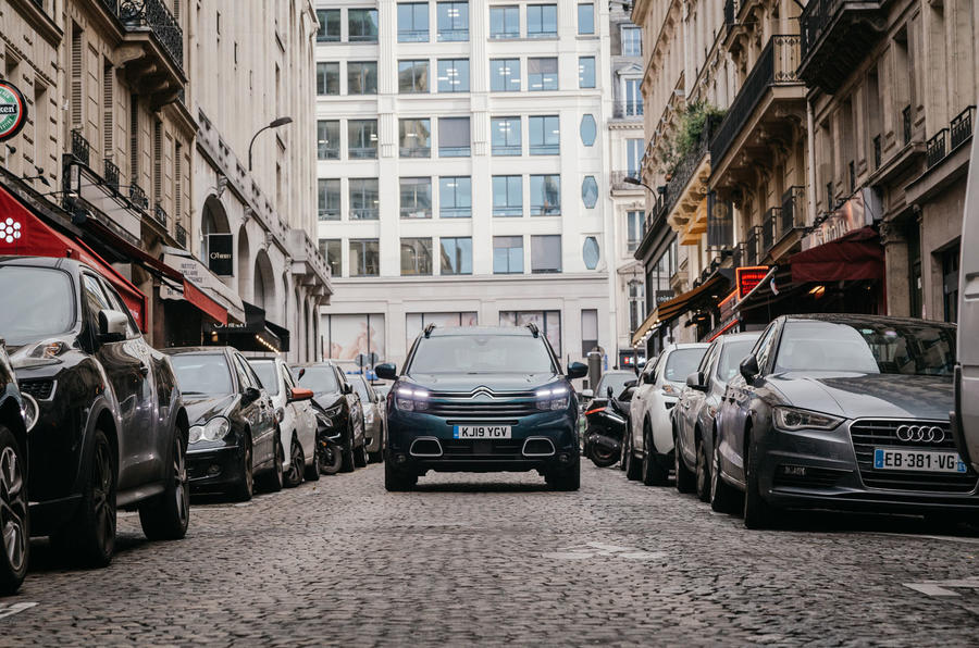 Driving a Citroen C5 Aircross to Paris