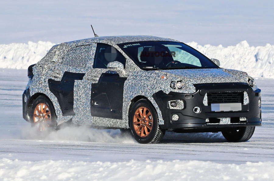 Ford Fiesta based SUV Ecosport replacement winter testing