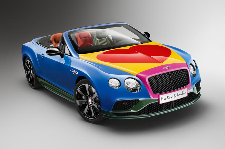 Sir Peter Blake’s Bentley Continental GT art car