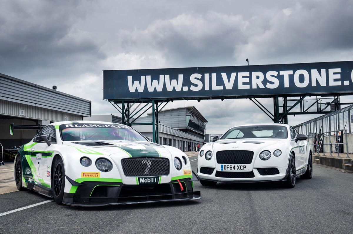 Bentley Continental GT3 vs Bentley Continental GT3-R