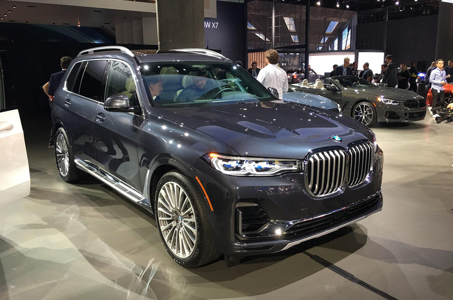 BMW X7 at the LA motor show - front