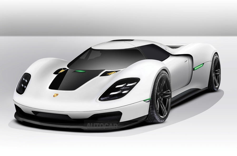 Porsche Hypercar Autocar render