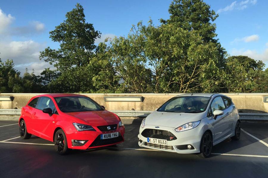 Seat Ibiza Cupra and Ford Fiesta ST200