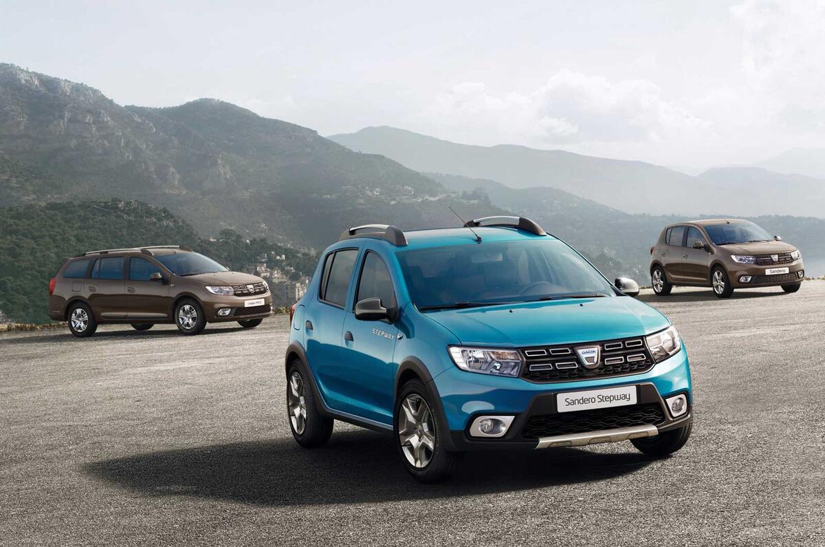 Dacia is unveiling the new sandero sandero stepway and logan mcv 150916 08h00 uk