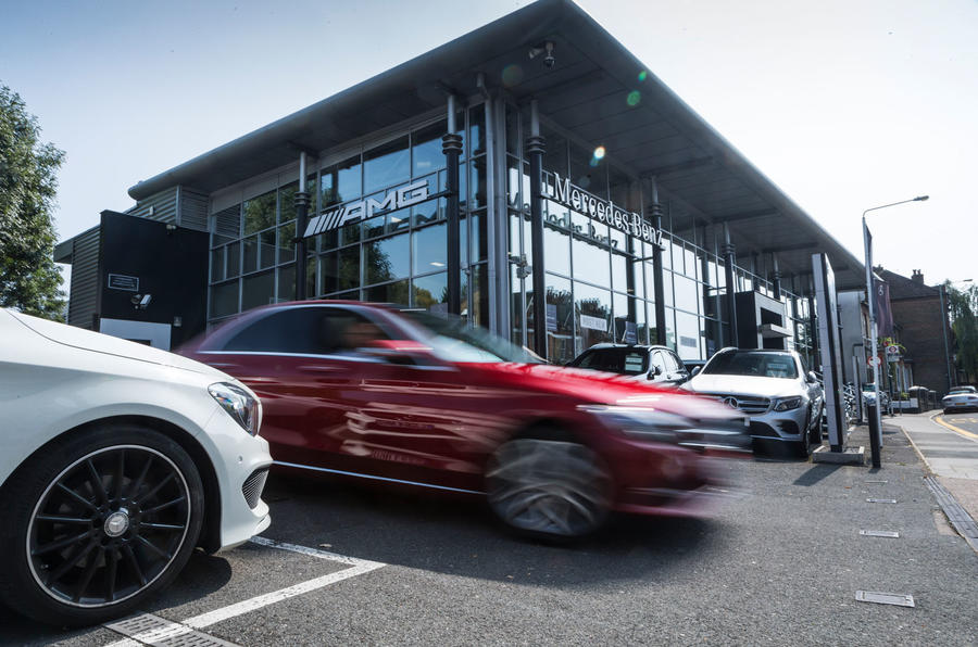 Mercedes-Benz UK dealership 