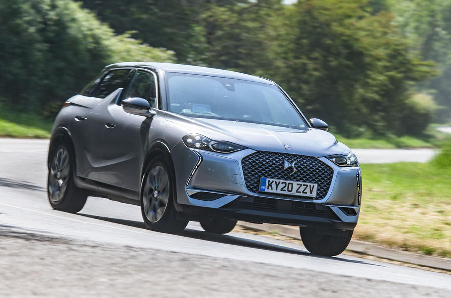 2020 DS 3 Crossback E-Tense - hero front