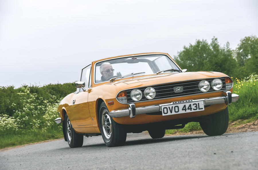 1972 Triumph Stag - cornering front