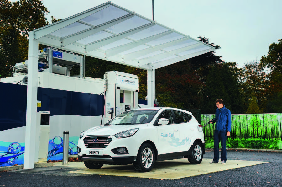 Hyundai ix35 Fuel Cell refuelling