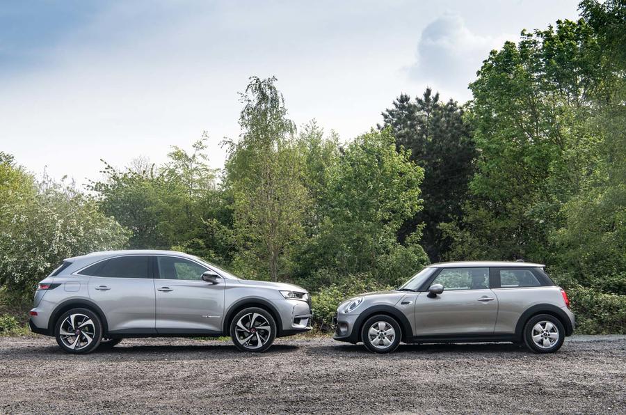 DS 7 Crossback vs Mini Cooper