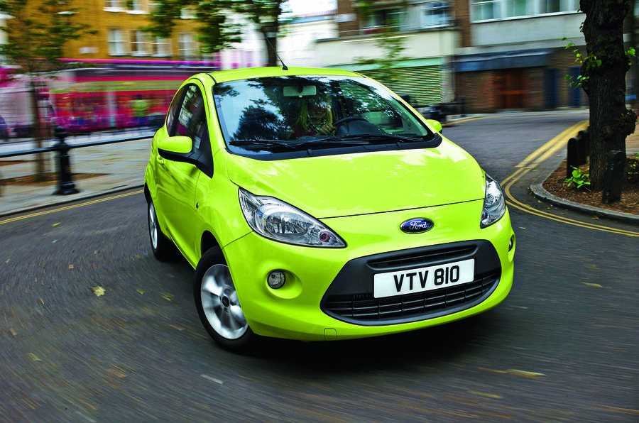 Ford Ka cornering - front