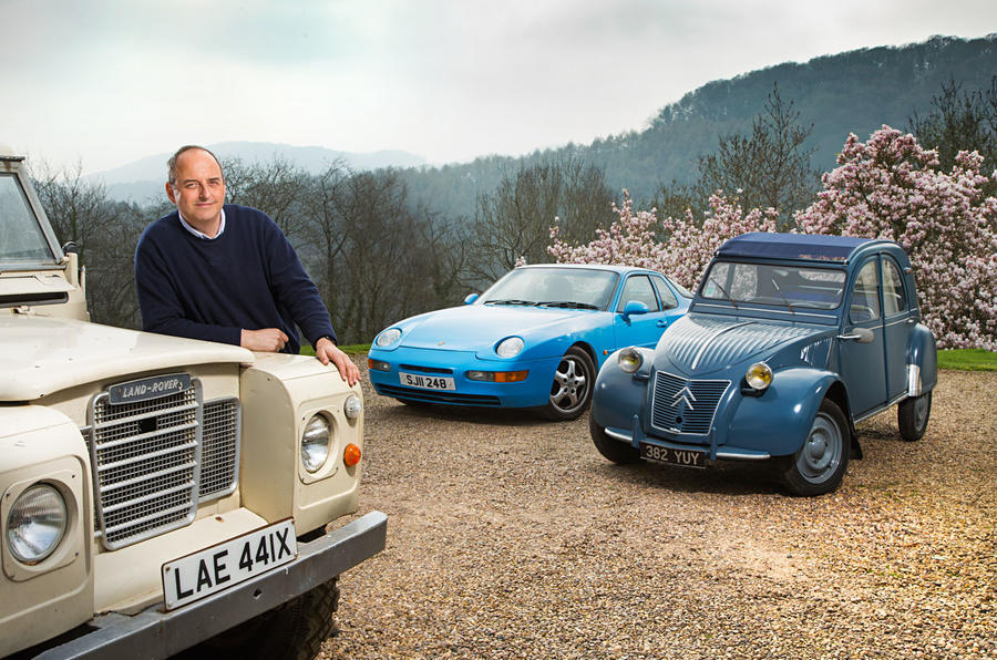 1981 Land Rover Series III, 1995 Porsche 968 Sport, 1958 Citroën 2CV AZ