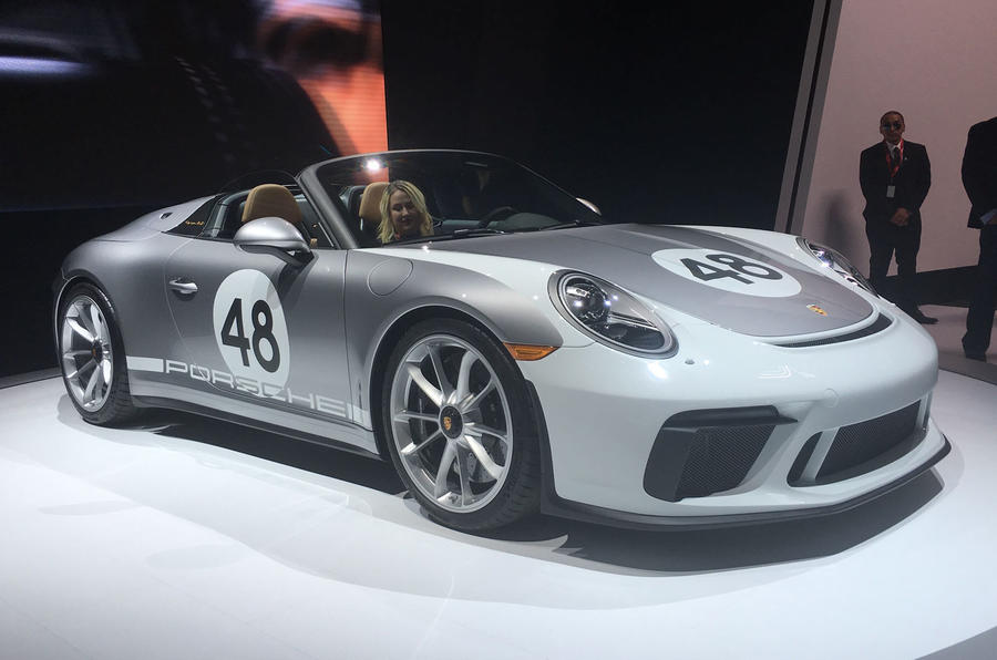 Porsche 911 Speedster 2019 - New York motor show - heritage edition