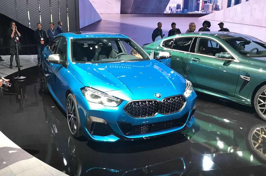 BMW 2 series gran coupe at LA show