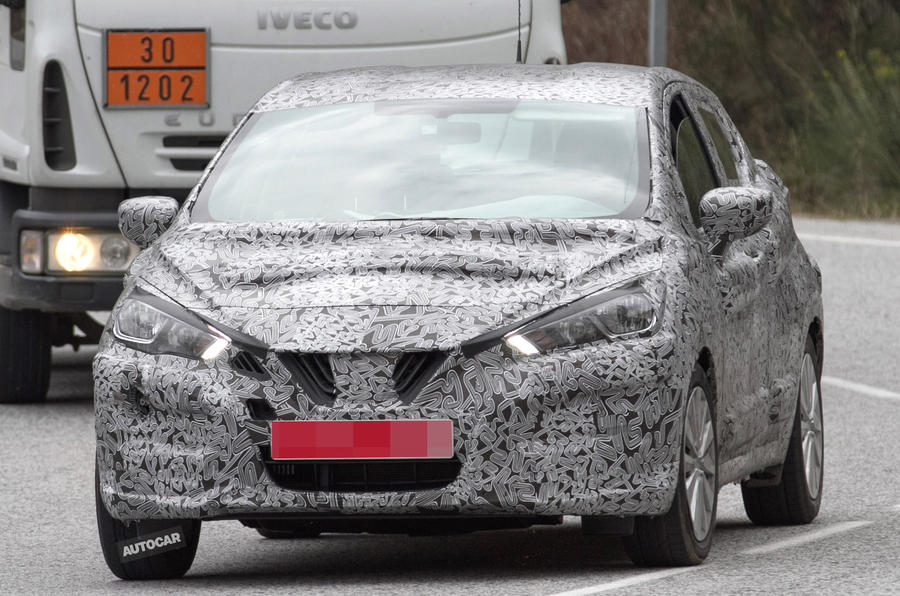 Nissan Micra spy shots