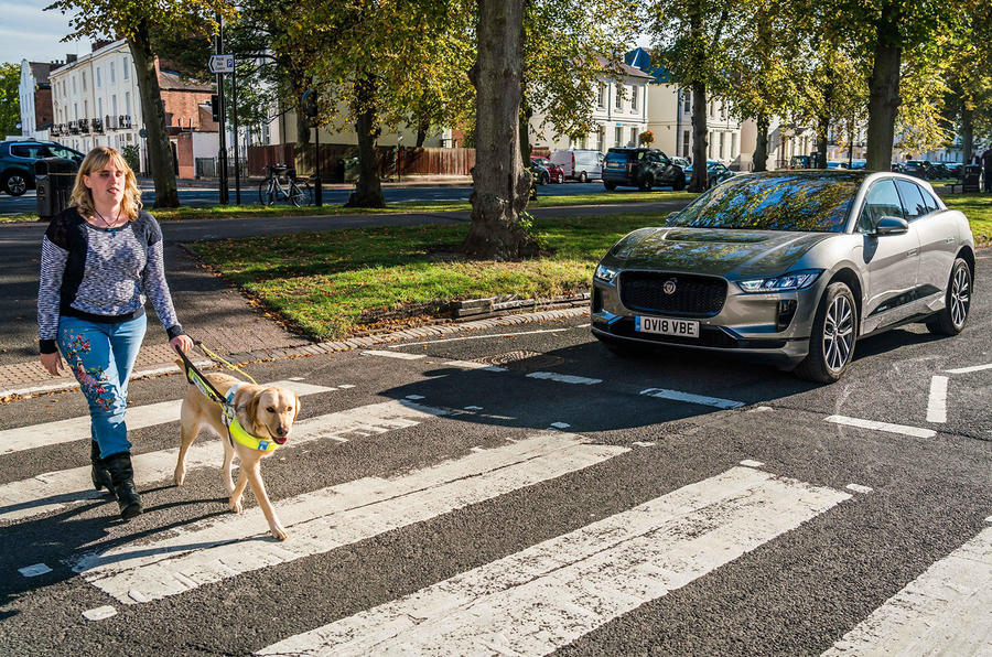 Jaguar I-Pace pedestrian alert noise generator