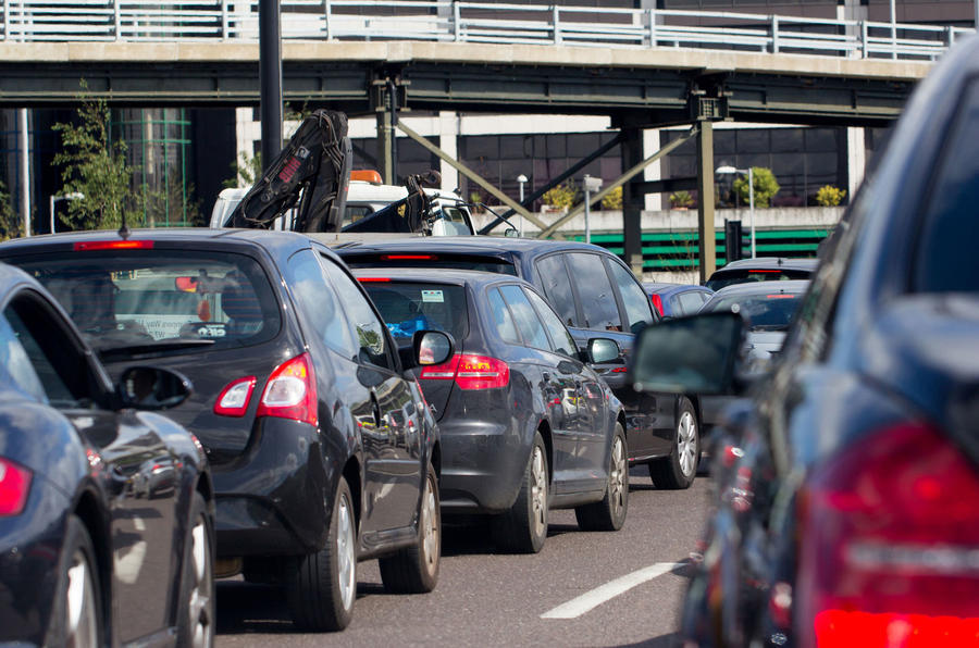 City centre traffic