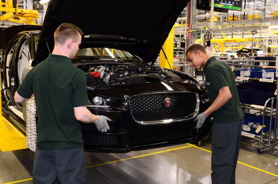 Jaguar XE production line - Solihull