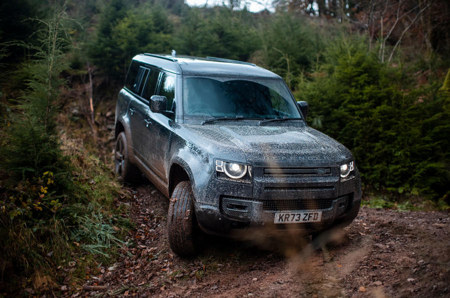 land rover defender v8 130 review 2023 22 off road