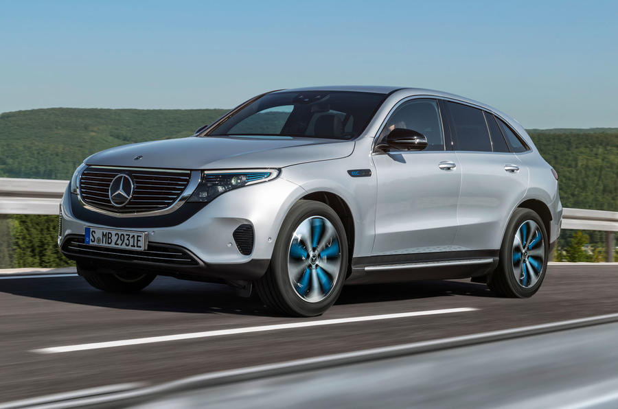 Mercedes-Benz EQC press front