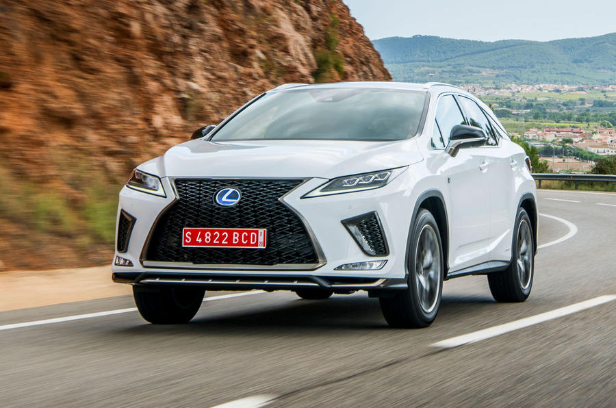 Lexus RX F Sport 2019 front three quarters