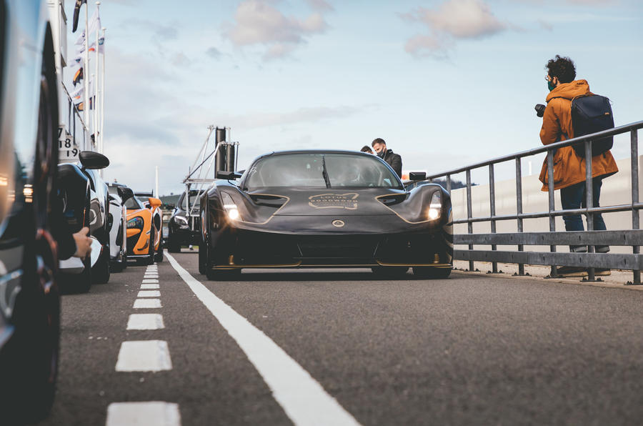 2020 Lotus Evija prototype at Goodwood Speedweek