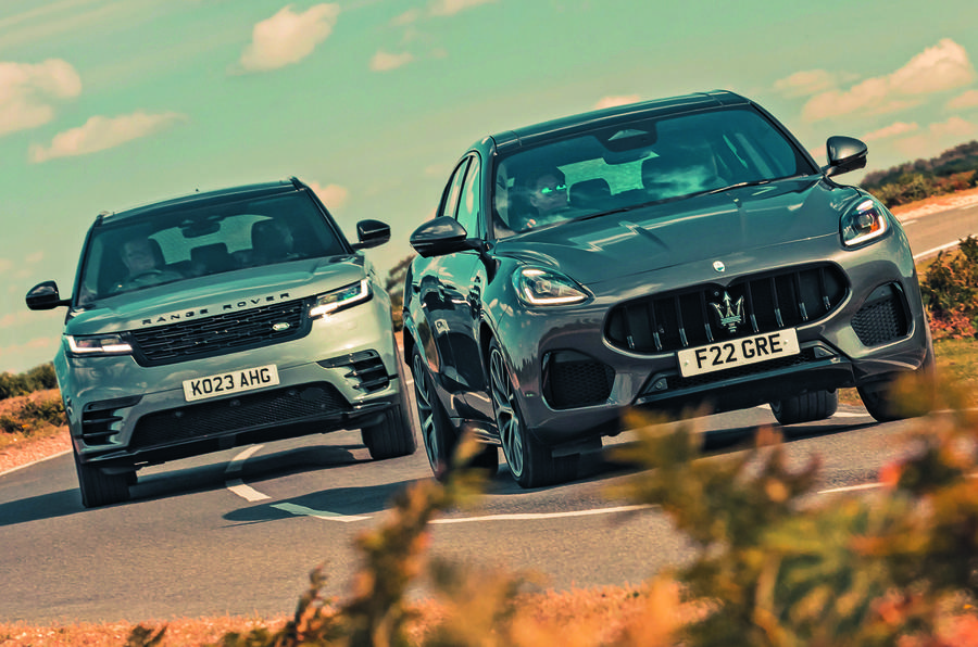 Maserati Grecale and Range Rver Velar dynamic lead