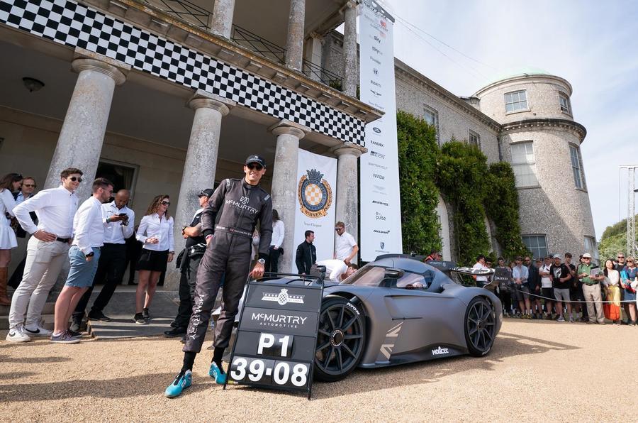 Max Chilton with McMurtry Speirling at Goodwood