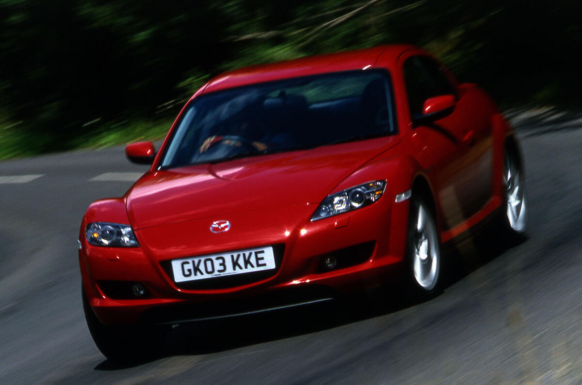 Mazda RX 8 front three quarter