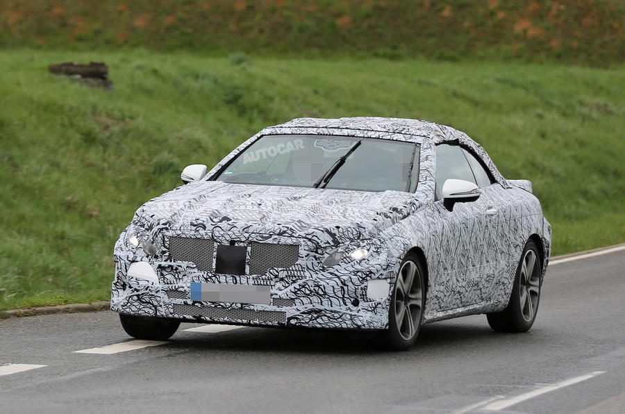 Mercedes E-Class Cabriolet spy