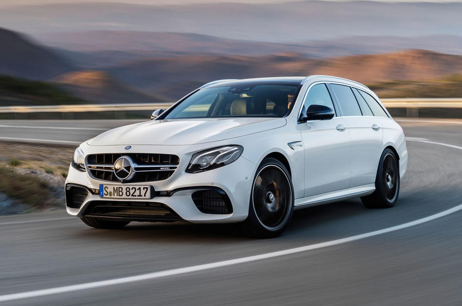 Mercedes-AMG E63 Estate front and side profile