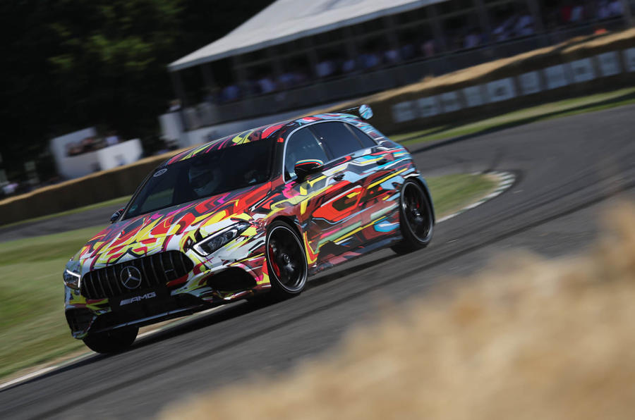 Mercedes-AMG A45 S cornering