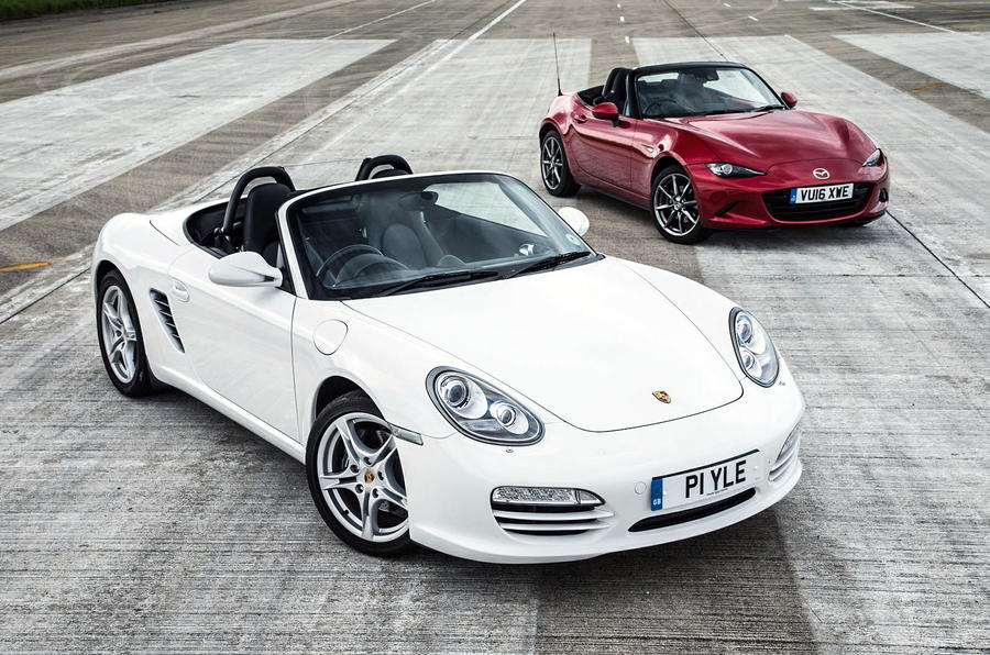 Mazda MX-5 vs Porsche Boxster