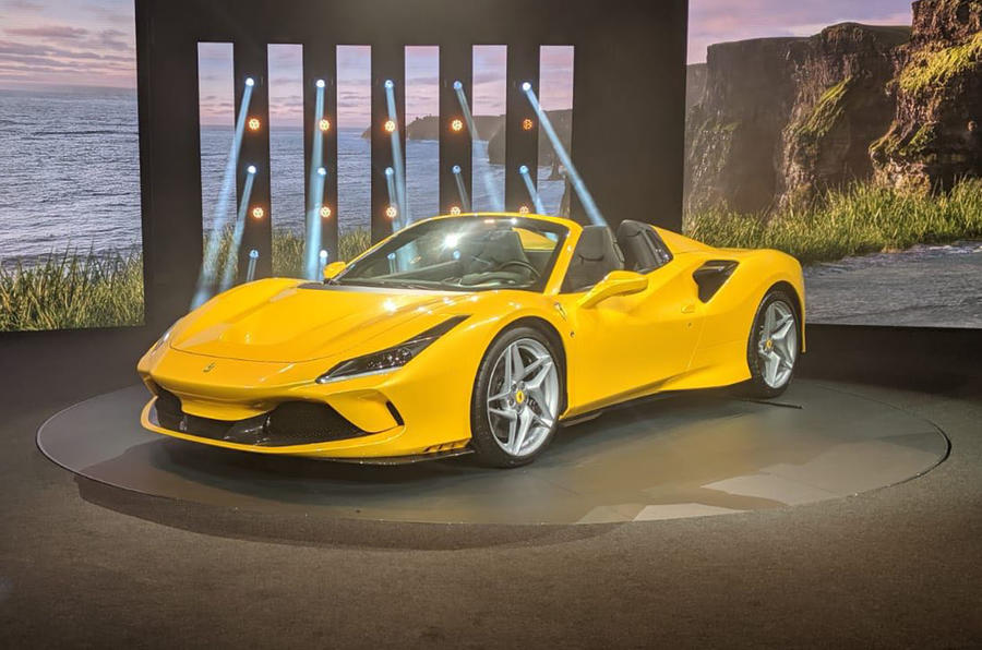 2020 Ferrari F8 Spider reveal - front