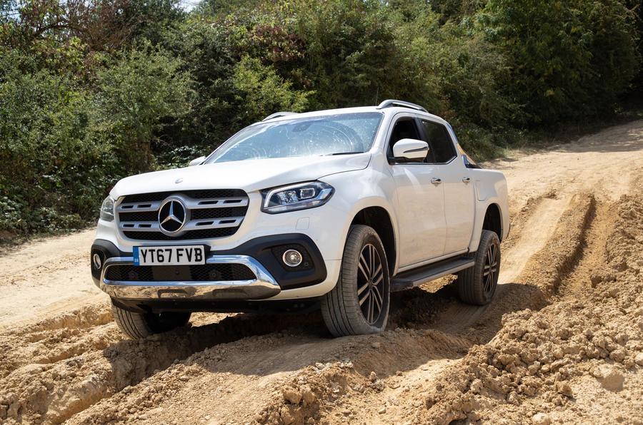 2018 Mercedes-Benz X-Class off-roading