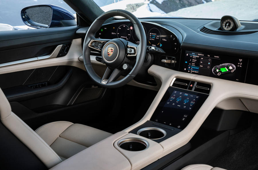 2020 Porsche Taycan interior