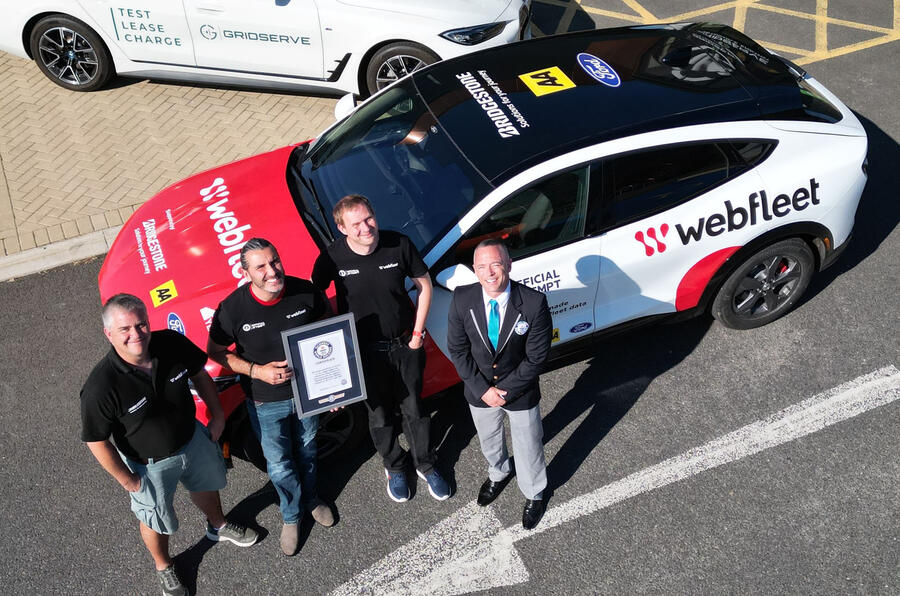 Ford Mustang MachE breaks EV distance record with 569mile trip Autocar