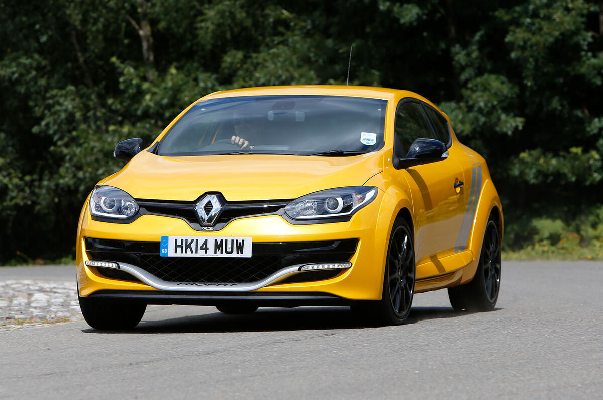 Renault Megane RS front three quarter