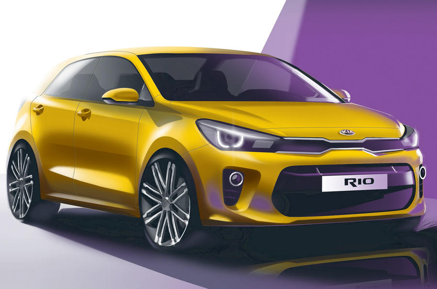 New Kia Rio revealed in rendering