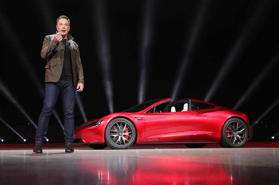 Elon Musk reveals new Tesla Roadster