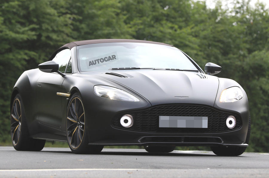 Aston Martin Vanquish Zagato Volante and Speedster spotted testing