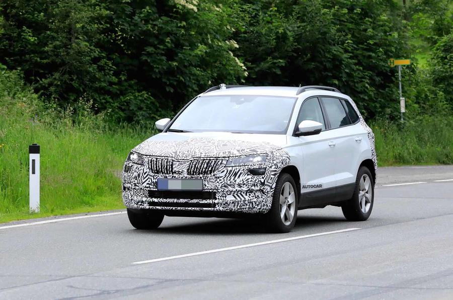 Skoda Karoq spyshot front