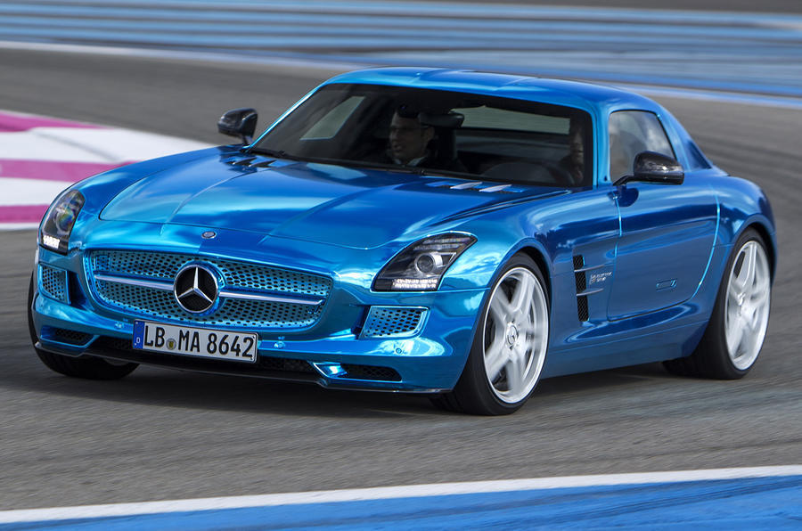 Mercedes-AMG SLS Electric Drive - cornering front