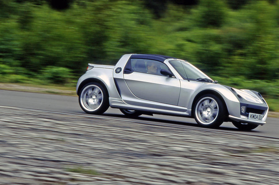 Smart Roadster cornering